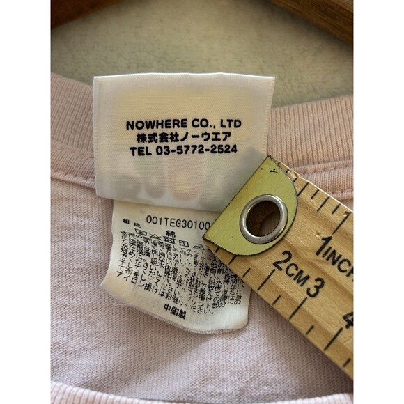 BAPE A Bathing Ape Mens T- Shirt Large Pink Big Head Graphic Print Tee - Picture 9 of 13